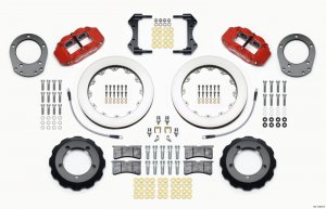 Ford Bronco Classic Brake Kit - Front - Wilwood - Superlite - Red - `76-`77
