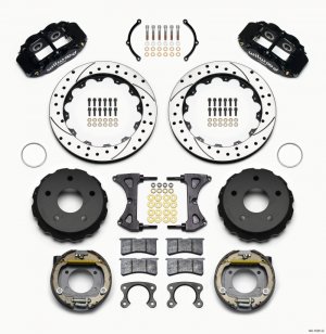 Ford Bronco Classic Brake Kit - Rear - Wilwood - Superlite, Drilled - `65-`75