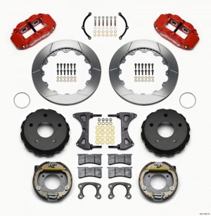Ford Bronco Classic Brake Kit - Rear - Wilwood - Superlite - Red - `65-`75