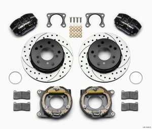 Ford Bronco Classic Brake Kit - Rear - Wilwood - Dynapro, Drilled - `65-`77