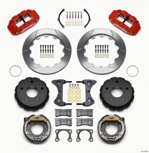 Ford Bronco Classic Superlite Brake Kit - Rear - Wilwood - Superlite - Red - `65-`77