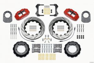 Ford Bronco Classic Brake Kit - Front - Wilwood - Superlite - Red - `66-`75