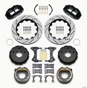 Ford Bronco Classic Brake Kit - Rear - Wilwood - Superlite 4R - `65-`77