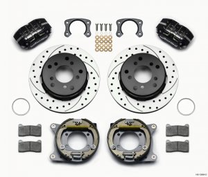 Ford Bronco Classic Brake Kit - Rear - Wilwood - Dynapro Drilled - `76-`77