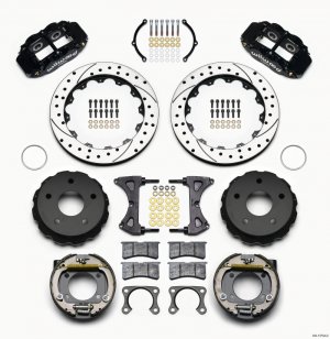 Ford Bronco Classic Brake Kit - Rear - Wilwood - Superlite, Drilled - `65-`77
