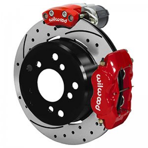 Ford Bronco Brake Kit - Rear - Wilwood - Dynalite - Red