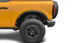 Ford Bronco Trail Armor Fender Delete Kit - Front + Rear - Bushwacker - Textured Finish - Black - `21-`23
