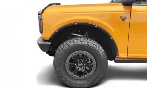 Ford Bronco Trail Armor Fender Delete Kit - Front + Rear - Bushwacker - Textured Finish - Black - `21-`23
