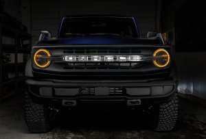 Ford Bronco Headlight Halo Kit - ORACLE Lighting - ColorSHIFT w/ BC1 Controller - `21-`23