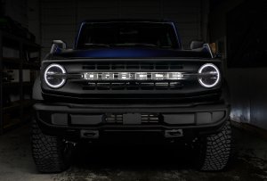 Ford Bronco Headlight Halo Kit - ORACLE Lighting - ColorSHIFT w/ BC1 Controller - `21-`23
