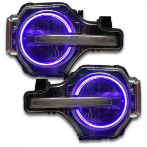 Ford Bronco Headlight Halo Kit - ORACLE Lighting - ColorSHIFT w/ BC1 Controller - `21-`23
