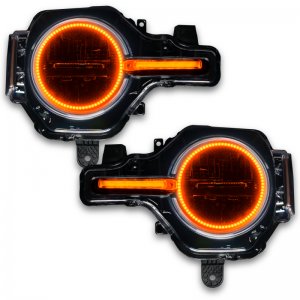 Ford Bronco Headlight Halo Kit - Front - ORACLE Lighting - ColorSHIFT w/DRL Bar, Base Headlights, w/No Controller - `21-`22