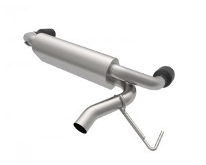 Ford Bronco Axle-Back Exhaust - Rear - Kooks Headers - Street Series - Black - 2.3L I4/2.7L V6 - `21-`22
