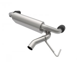 Ford Bronco Axle-Back Exhaust - Rear - Kooks Headers - Street Series - Black - 2.3L I4/2.7L V6 - `21-`22