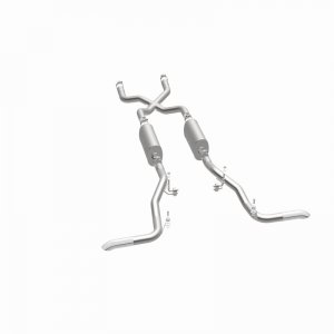 Ford Bronco Classic Catback Exhaust - Rear - Magnaflow - Street Series - Polished - 4.7L - `66-`67