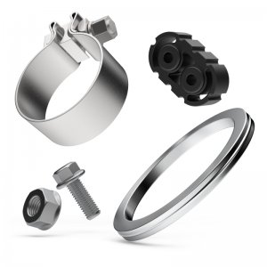 Ford Bronco Classic Catback Exhaust - Rear - Magnaflow - Street Series - Polished - 4.7L - `66-`67