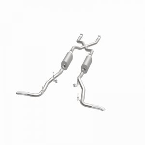 Ford Bronco Classic Catback Exhaust - Rear - Magnaflow - Street Series - Polished - 4.7L - `66-`67