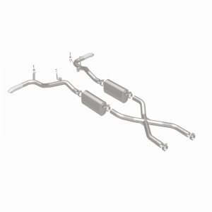 Ford Bronco Classic Catback Exhaust - Rear - Magnaflow - Street Series - Polished - 4.7L - `66-`67