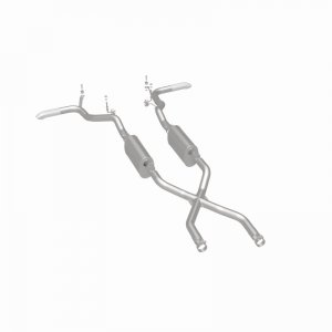 Ford Bronco Classic Catback Exhaust - Rear - Magnaflow - Street Series - Polished - 4.7L - `66-`67