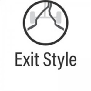 Ford Bronco Classic Catback Exhaust - Rear - Magnaflow - Street Series - Polished - 4.7L - `66-`67