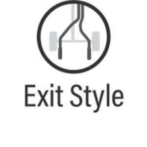 Ford Bronco Axle Back Exhaust - Rear - Magnaflow - Street Series - Black - 2.7L - `21-`24