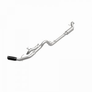 Ford Bronco Cat-Back Exhaust System - Driver Side Rear - Magnaflow - Rock Crawler Series - Black Chrome - 2.7L/2.3L - `21-`24