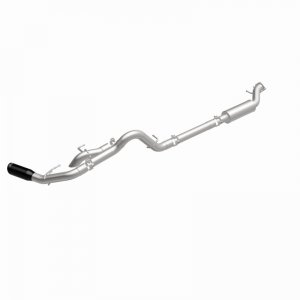 Ford Bronco Cat-Back Exhaust System - Driver Side Rear - Magnaflow - Rock Crawler Series - Black Chrome - 2.7L/2.3L - `21-`24