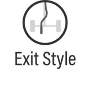 Ford Bronco Cat-Back Exhaust System - Driver Side Rear - Magnaflow - Rock Crawler Series - Black Chrome - 2.7L/2.3L - `21-`24