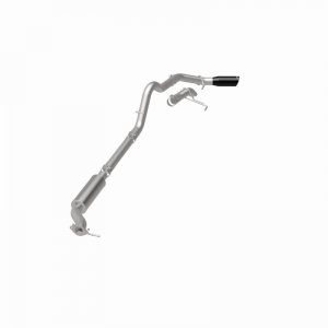 Ford Bronco Cat-Back Exhaust System - Driver Side Rear - Magnaflow - Rock Crawler Series - Black Chrome - 2.7L/2.3L - `21-`24