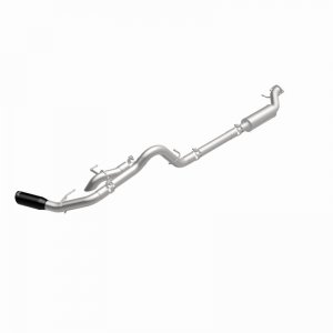 Ford Bronco Cat-Back Exhaust System - Driver Side Rear - Magnaflow - Rock Crawler Series - Black Chrome - 2.7L/2.3L - `21-`24