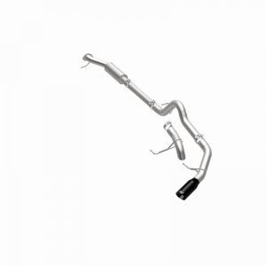 Ford Bronco Cat-Back Exhaust System - Driver Side Rear - Magnaflow - Rock Crawler Series - Black Chrome - 2.7L/2.3L - `21-`24