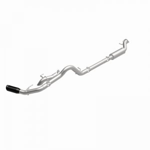 Ford Bronco Cat-Back Exhaust System - Driver Side Rear - Magnaflow - Rock Crawler Series - Black Chrome - 2.7L/2.3L - `21-`24