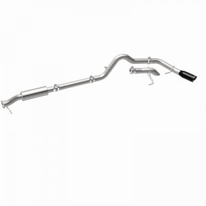 Ford Bronco Cat-Back Exhaust System - Driver Side Rear - Magnaflow - Rock Crawler Series - Black Chrome - 2.7L/2.3L - `21-`24