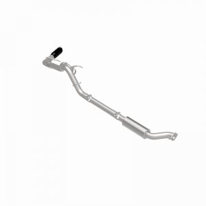 Ford Bronco Cat-Back Exhaust System - Driver Side Rear - Magnaflow - Rock Crawler Series - Black Chrome - 2.7L/2.3L - `21-`24