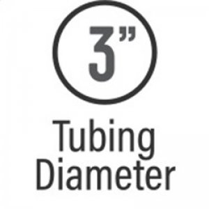 Ford Bronco Cat-Back Exhaust System - Driver Side Rear - Magnaflow - Rock Crawler Series - Black Chrome - 2.7L/2.3L - `21-`24