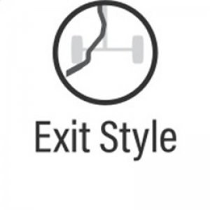 Ford Bronco Cat-Back Exhaust System - Driver Side Rear - Magnaflow - Rock Crawler Series - Black Chrome - 2.7L/2.3L - `21-`24