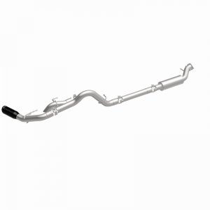 Ford Bronco Cat-Back Exhaust System - Driver Side Rear - Magnaflow - Rock Crawler Series - Black Chrome - 2.7L/2.3L - `21-`24