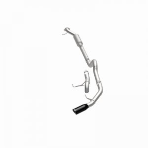 Ford Bronco Cat-Back Exhaust System - Driver Side Rear - Magnaflow - Rock Crawler Series - Black Chrome - 2.7L/2.3L - `21-`24