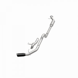 Ford Bronco Cat-Back Exhaust System - Driver Side Rear - Magnaflow - Rock Crawler Series - Black Chrome - 2.7L/2.3L - `21-`24