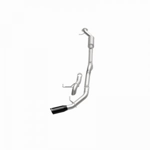 Ford Bronco Cat-Back Exhaust System - Driver Side Rear - Magnaflow - Rock Crawler Series - Black Chrome - 2.7L/2.3L - `21-`24