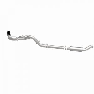 Ford Bronco Cat-Back Exhaust System - Driver Side Rear - Magnaflow - Rock Crawler Series - Black Chrome - 2.7L/2.3L - `21-`24