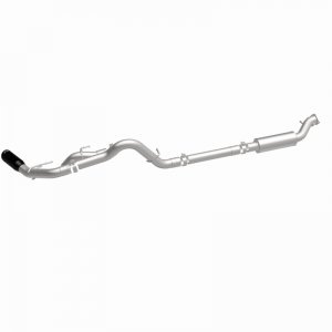 Ford Bronco Cat-Back Exhaust System - Driver Side Rear - Magnaflow - Rock Crawler Series - Black Chrome - 2.7L/2.3L - `21-`24