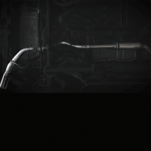 Ford Bronco Cat-Back Exhaust System - Driver Side Rear - Magnaflow - Rock Crawler Series - Black Chrome - 2.7L/2.3L - `21-`24