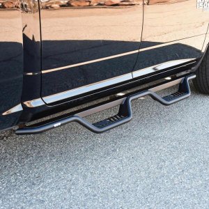 Ford Bronco Nerf Bars - Westin - Outlaw Drop - Textured Black - `00-`23