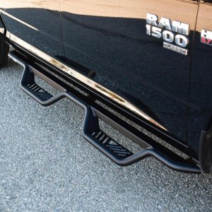 Ford Bronco Nerf Bars - Westin - Outlaw Drop - Textured Black - `00-`23