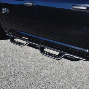 Ford Bronco Nerf Bars - Westin - Outlaw Drop - Textured Black - `00-`23