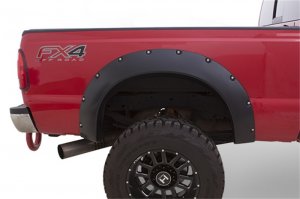 Ford Bronco Classic Cutout Style Flares - Rear - Bushwacker - Cut-Out Style - Black - `66-`77