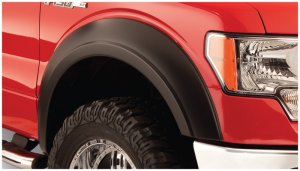 Ford Bronco Classic Fender Flares - Front - Bushwacker - Extend-A-Fender - Black - `87-`91