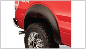 Ford Bronco Classic Extend-A-Fender Flares - Rear - Bushwacker - Black - `92-`96