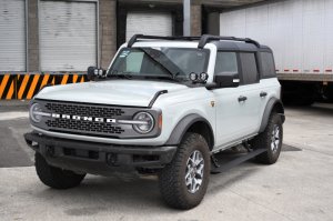 Ford Bronco Running Board Kit - Go Rhino - VoltStep Electric (No Drill) - Textured Black - `21-`24